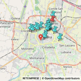 Mappa Strada Nino Bixio, 43100 Parma PR (1.36944)