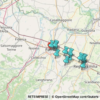 Mappa Strada Nino Bixio, 43125 Parma PR, Italia (13.74417)