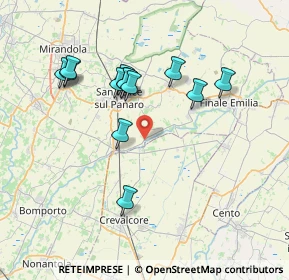 Mappa SP2, 41031 Camposanto MO, Italia (6.95615)