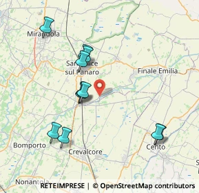 Mappa SP2, 41031 Camposanto MO, Italia (7.51818)