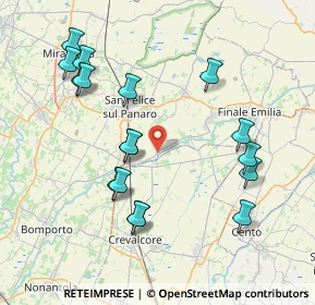 Mappa SP2, 41031 Camposanto MO, Italia (8.38235)