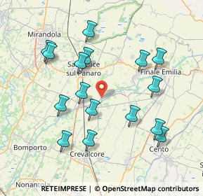 Mappa SP2, 41031 Camposanto MO, Italia (7.8925)