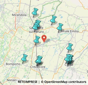 Mappa SP2, 41031 Camposanto MO, Italia (8.57118)