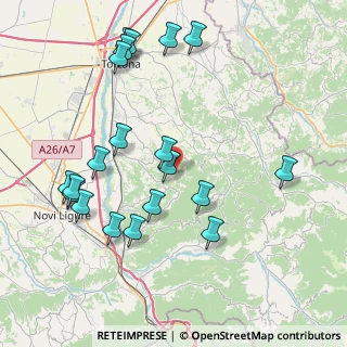 Mappa Via Guglielmo Marconi, 15051 Castellania AL, Italia (9.0595)