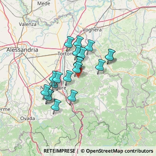Mappa Via Guglielmo Marconi, 15051 Castellania AL, Italia (11.282)