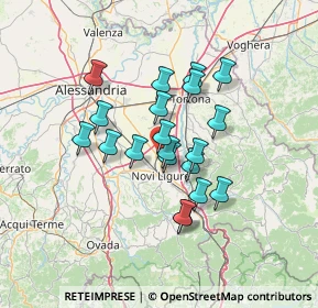 Mappa Via Giuseppe Garibaldi, 15068 Pozzolo Formigaro AL, Italia (10.834)