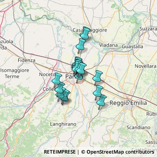 Mappa Via Carlo Malaspina, 43123 Parma PR, Italia (8.197)