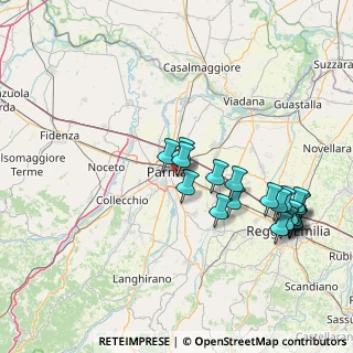Mappa Via Carlo Malaspina, 43123 Parma PR, Italia (16.91)