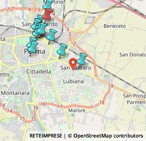 Mappa Via Carlo Malaspina, 43123 Parma PR, Italia (2.36929)
