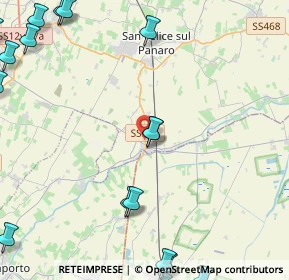 Mappa Via San Felice, 41031 Camposanto MO, Italia (7.1975)