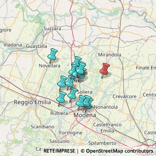Mappa Via Monterotondo, 41012 Carpi MO, Italia (8.41533)