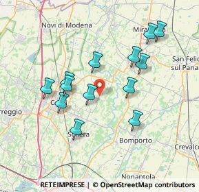 Mappa 41012 Cortile MO, Italia (6.97538)