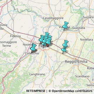 Mappa Via Isacco Newton, 43123 Parma PR, Italia (7.78538)
