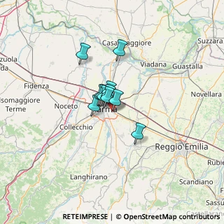 Mappa Via Isacco Newton, 43123 Parma PR, Italia (6.70727)