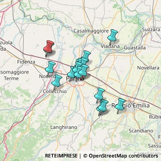 Mappa Via Isacco Newton, 43123 Parma PR, Italia (10.28588)