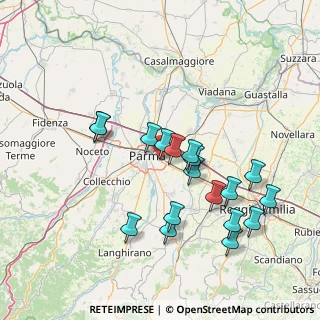Mappa Via Cicerone, 43123 Parma PR, Italia (14.73444)