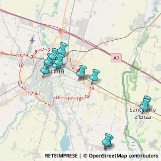 Mappa Via Cicerone, 43123 Parma PR, Italia (4.42833)