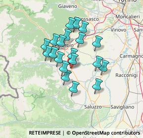 Mappa Via Antica di Pinerolo, 10061 Cavour TO, Italia (10.557)