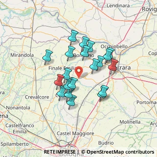 Mappa Via E. Facchini, 44047 Sant'Agostino FE, Italia (11.414)