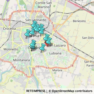 Mappa Via Alfredo Catalani, 43123 Parma PR, Italia (1.34077)