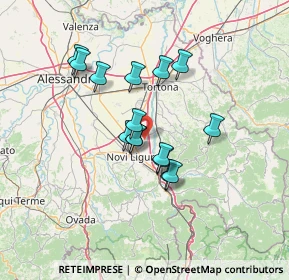 Mappa Via Villalvernia, 15067 Novi ligure AL, Italia (10.91467)