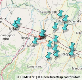 Mappa Viale Rustici Piazzale Volta, 43123 Parma PR, Italia (14.75556)