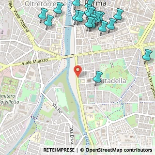 Mappa Via Pozzuolo del Friuli, 43123 Parma PR, Italia (0.767)