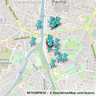 Mappa Viale Rustici Piazzale Volta, 43123 Parma PR, Italia (0.312)