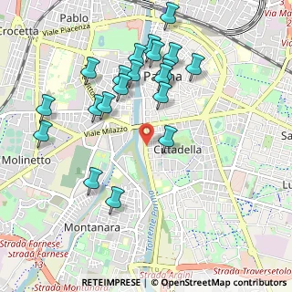 Mappa Viale Rustici Piazzale Volta, 43123 Parma PR, Italia (1.049)