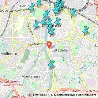 Mappa Viale Rustici Piazzale Volta, 43123 Parma PR, Italia (1.403)