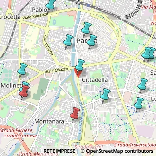 Mappa Viale Rustici Piazzale Volta, 43123 Parma PR, Italia (1.405)