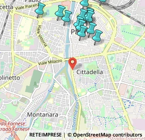 Mappa Viale Rustici Piazzale Volta, 43123 Parma PR, Italia (1.25286)