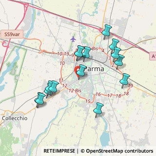 Mappa Via Argonne, 43125 Parma PR, Italia (3.806)