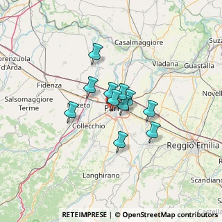 Mappa Via Argonne, 43125 Parma PR, Italia (8.38545)
