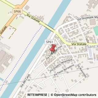 Mappa Via Ettore Facchini,  31, 44047 Sant'Agostino, Ferrara (Emilia Romagna)
