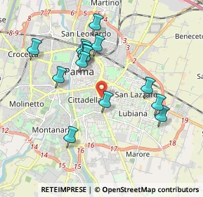 Mappa PARCO GIOCHI GOMMALAND FAMILY VILLAGE, 43122 Parma PR, Italia (1.82429)