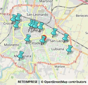 Mappa PARCO GIOCHI GOMMALAND FAMILY VILLAGE, 43122 Parma PR, Italia (1.88769)