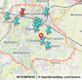 Mappa PARCO GIOCHI GOMMALAND FAMILY VILLAGE, 43122 Parma PR, Italia (1.72273)