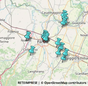 Mappa PARCO GIOCHI GOMMALAND FAMILY VILLAGE, 43122 Parma PR, Italia (10.86333)