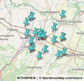 Mappa PARCO GIOCHI GOMMALAND FAMILY VILLAGE, 43122 Parma PR, Italia (12.107)