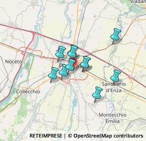 Mappa PARCO GIOCHI GOMMALAND FAMILY VILLAGE, 43122 Parma PR, Italia (4.55091)