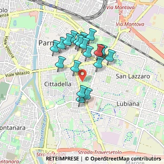 Mappa PARCO GIOCHI GOMMALAND FAMILY VILLAGE, 43122 Parma PR, Italia (0.742)