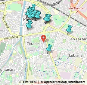 Mappa Via Stefano Massari, 43123 Parma PR, Italia (1.0915)