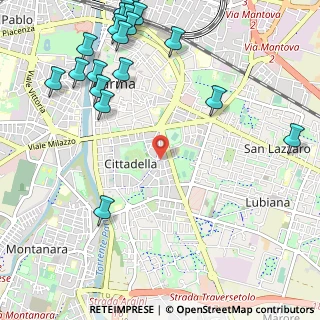 Mappa Via Stefano Massari, 43123 Parma PR, Italia (1.531)