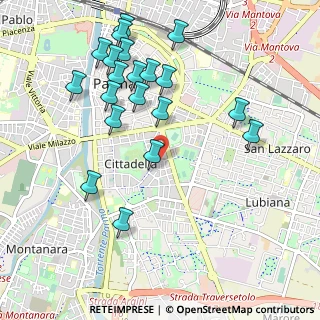 Mappa Via Stefano Massari, 43123 Parma PR, Italia (1.102)