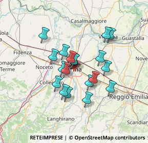 Mappa Via Stefano Massari, 43123 Parma PR, Italia (10.3585)