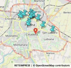 Mappa Via Stefano Massari, 43123 Parma PR, Italia (1.76643)