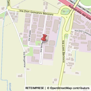 Mappa Via Giuseppe Verdi, 39, 42043 Gattatico, Reggio nell'Emilia (Emilia Romagna)