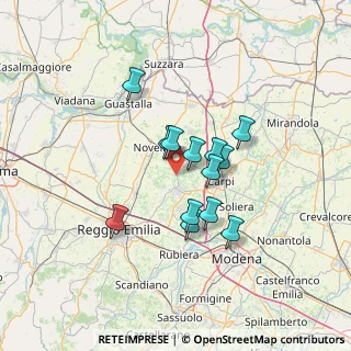Mappa Via Sant Orsola, 42015 Correggio RE, Italia (10.43077)