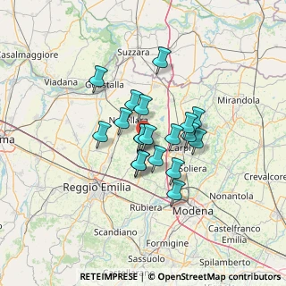 Mappa Via Sant Orsola, 42015 Correggio RE, Italia (9.28105)